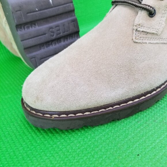 ✅Nunn Bush Dual Comfort Memory Foam 84585 Tan Suede Chukka Boot Men's 9M Shoes - Picture 13 of 16